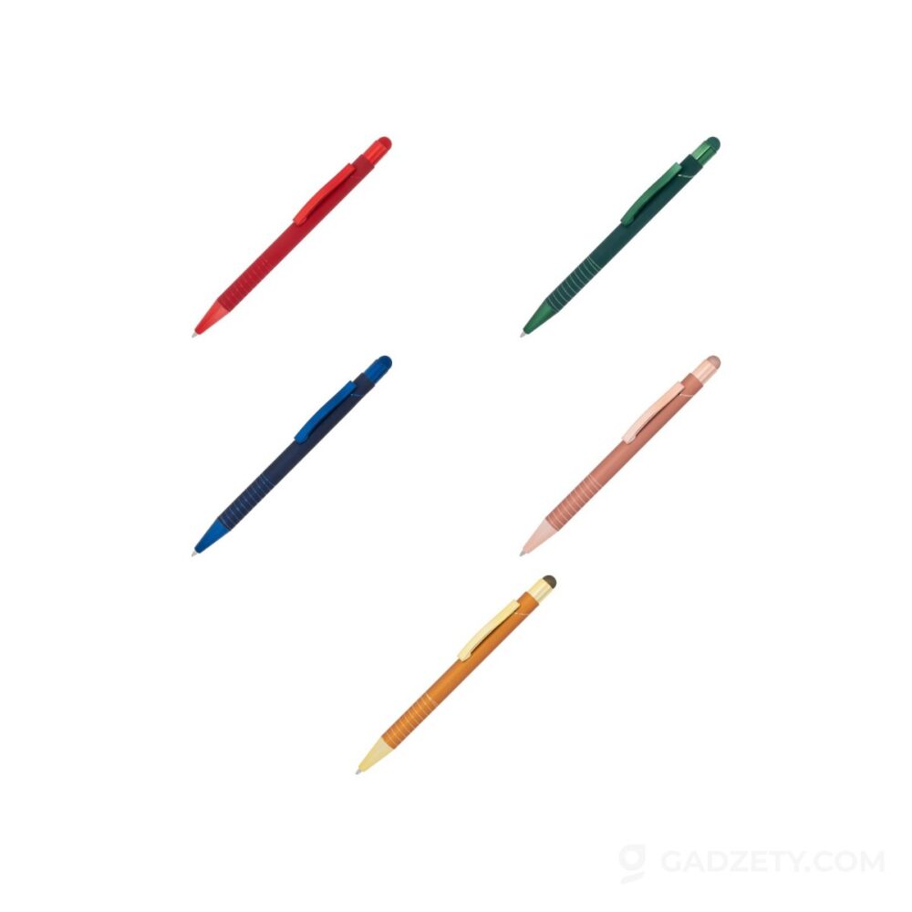 Długopis touch-pen Angelo, z połyskiem