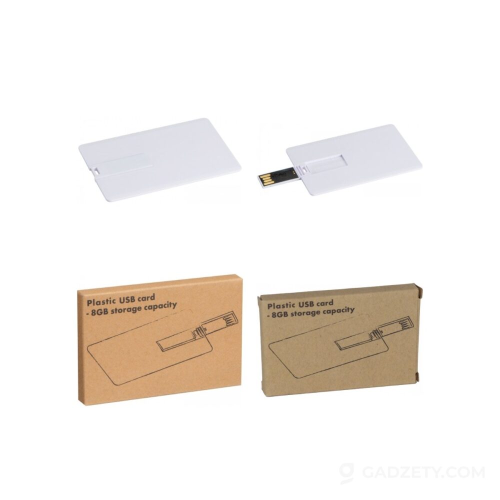Pendrive karta Leona, plastikowy, 8 GB