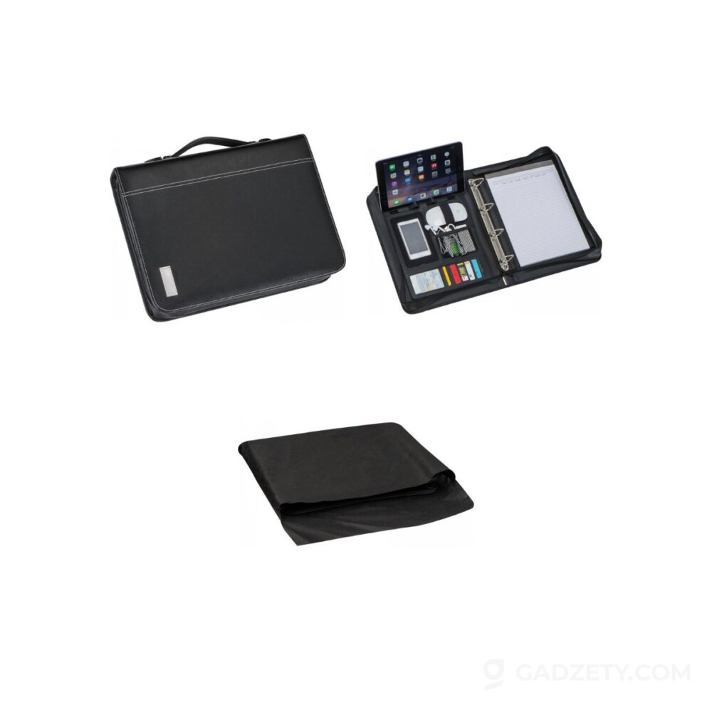 Folder A4 LUCIANA, z segregatorem i notesem