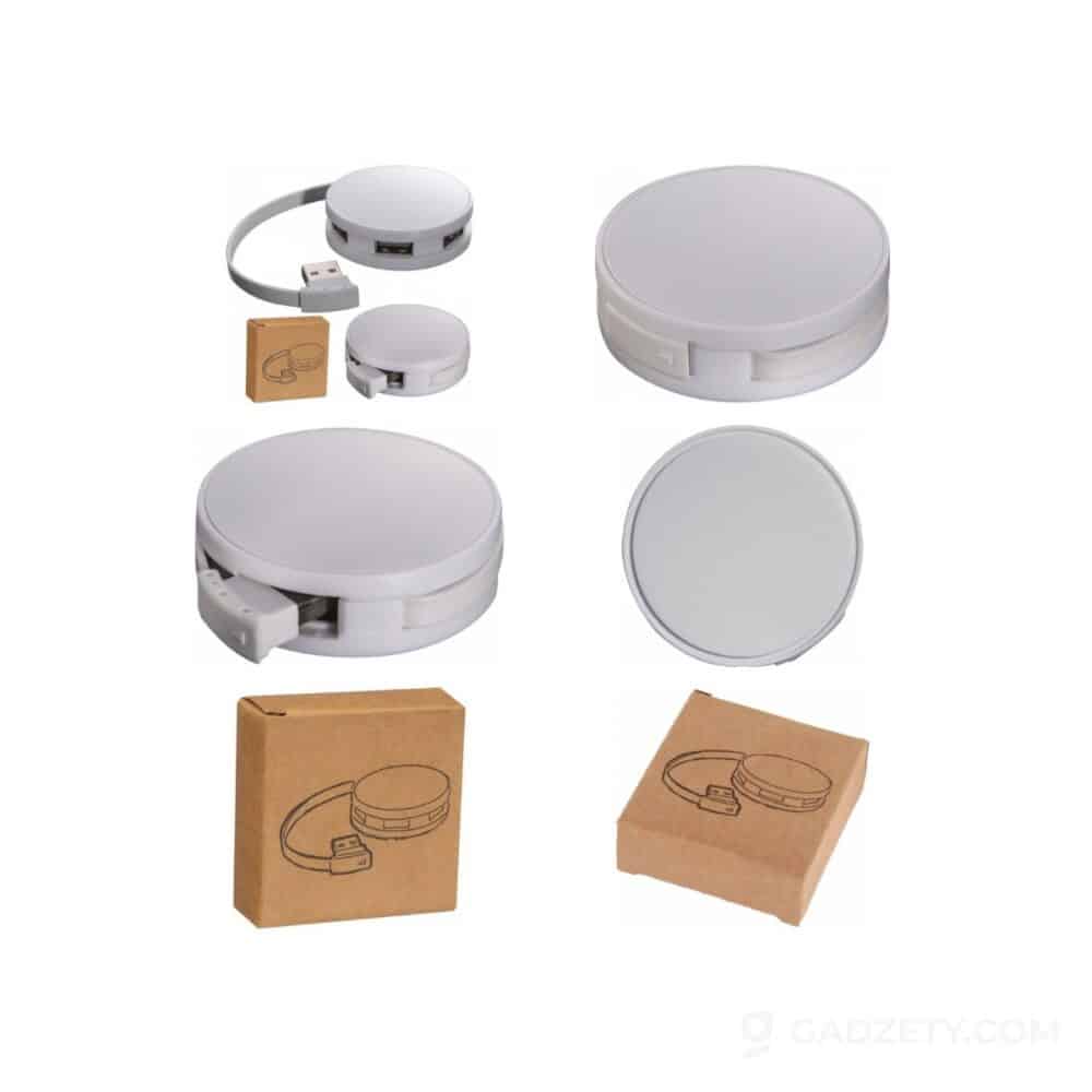 Rozgałęźnik USB Susan, 4-portowy plastikowy