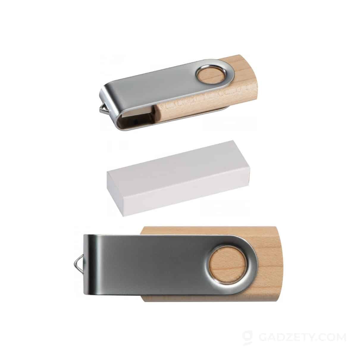 Pendrive drewniany KLAUDIA, twister 4GB