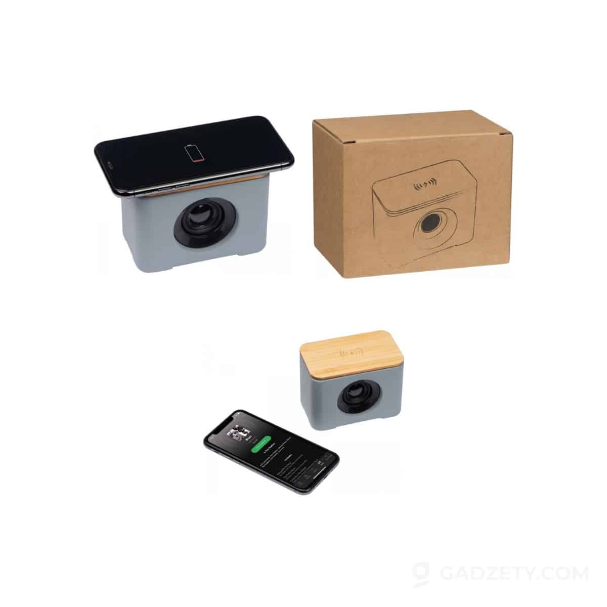 Głośnik Bluetooth Pilar, ładowarka indukcyjna