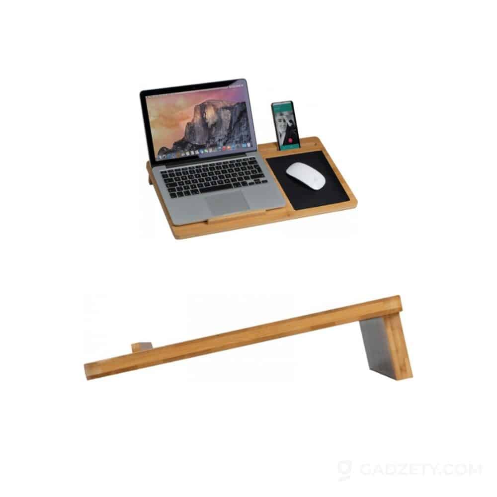Podstawka pod laptopa Hipolit bambusowa