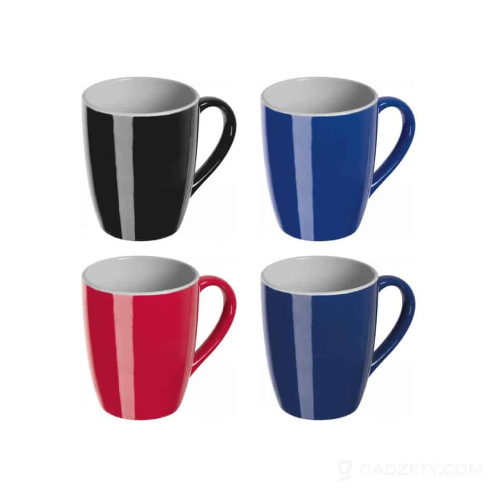 Kubek ceramiczny AUSTIN, biały wewnątrz