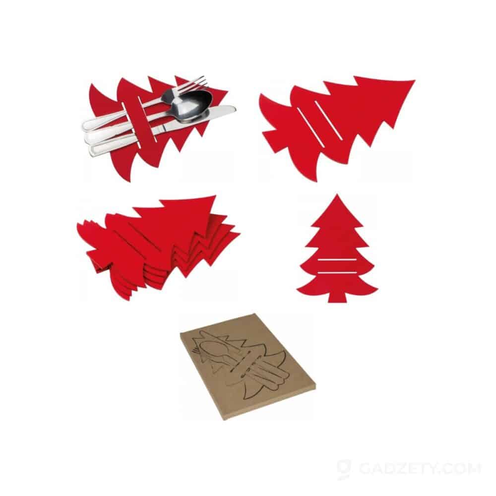 Podkładki do sztućców XMAS LOREDANA, choinka