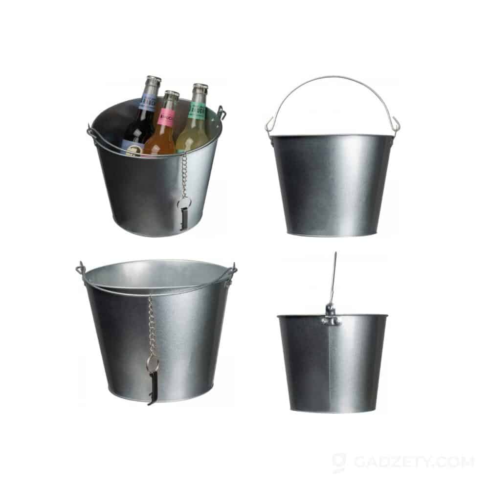 Wiaderko na lód 6000 ml i otwieracz do butelek JULITTA