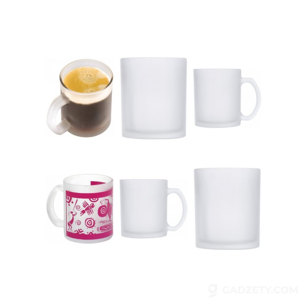 Kubek szklany Angelika 300 ml, szroniony