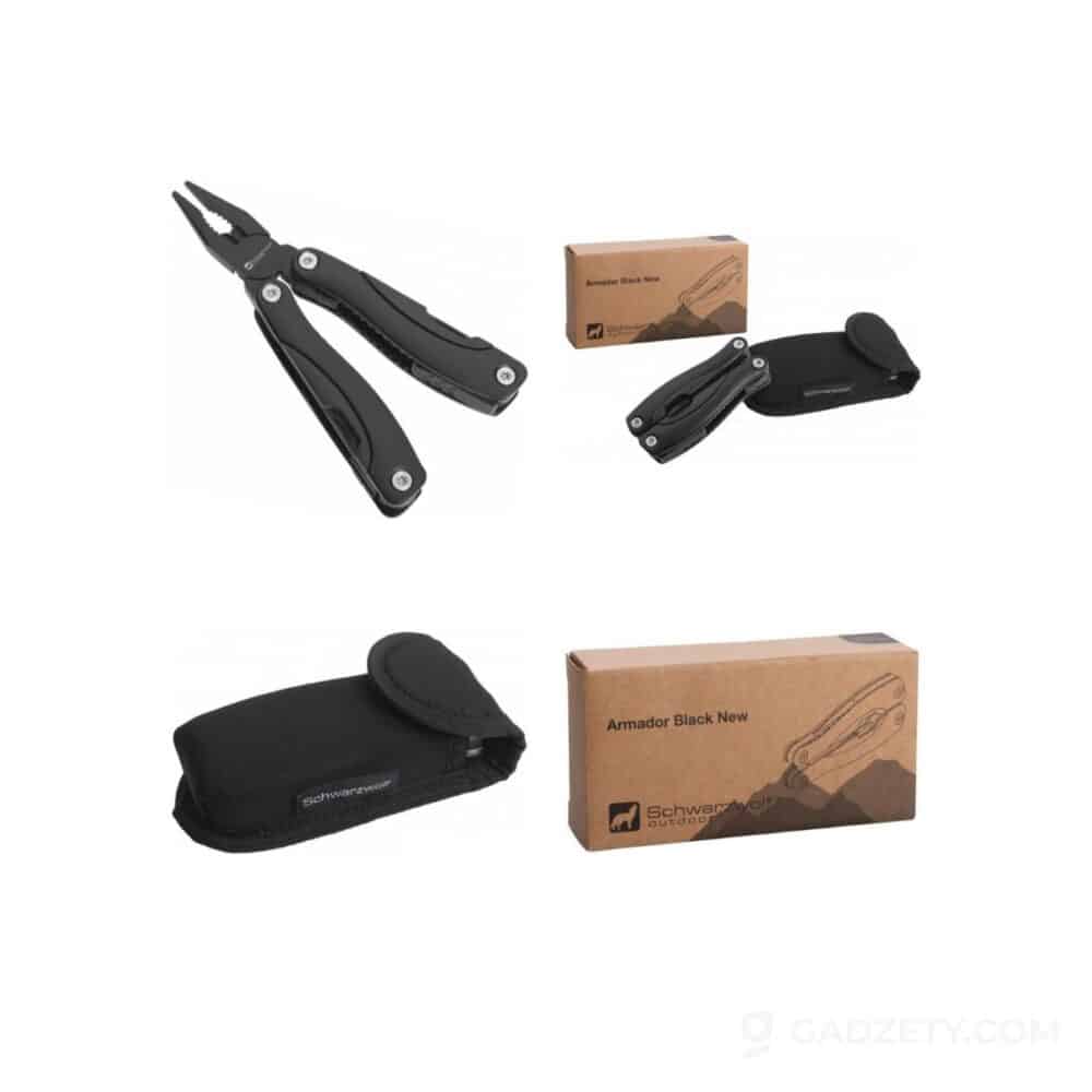 Multitool Armador New Black, stal nierdzewna