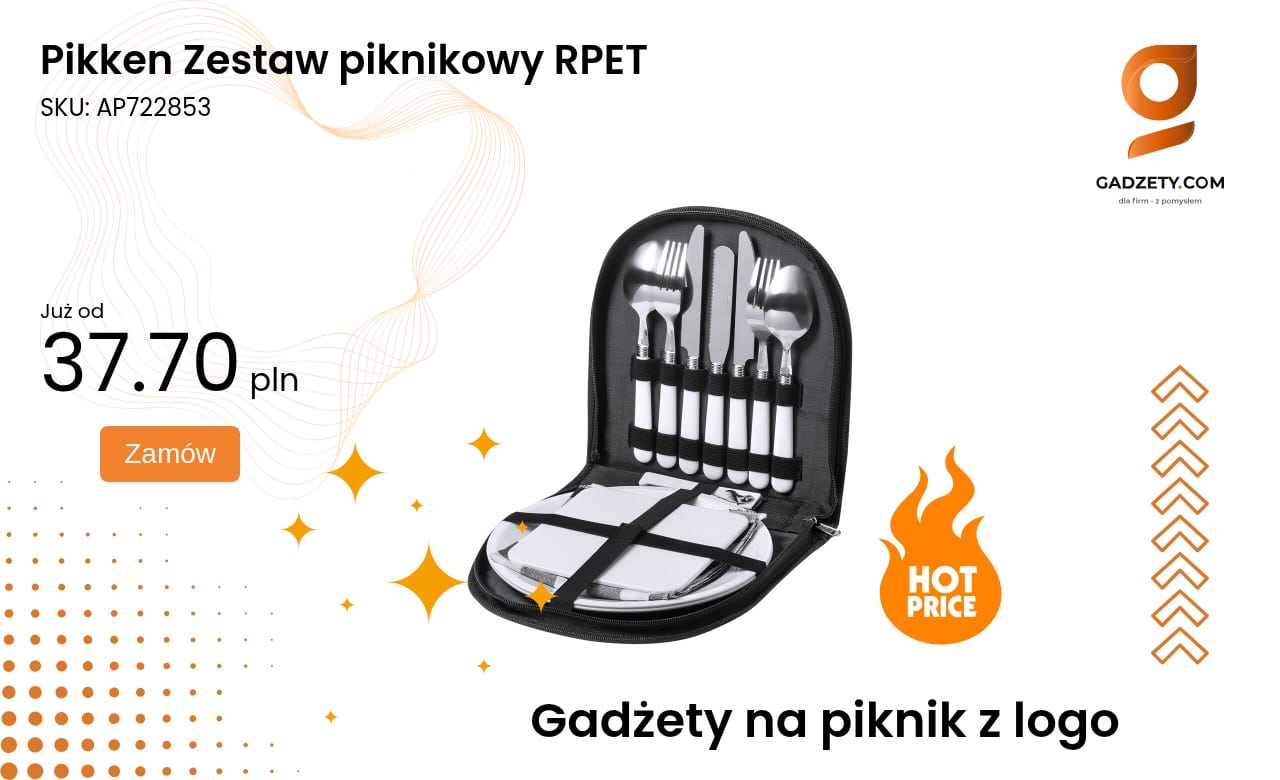 Pikken Zestaw piknikowy RPET Zestaw piknikowy RPET marki Pikken