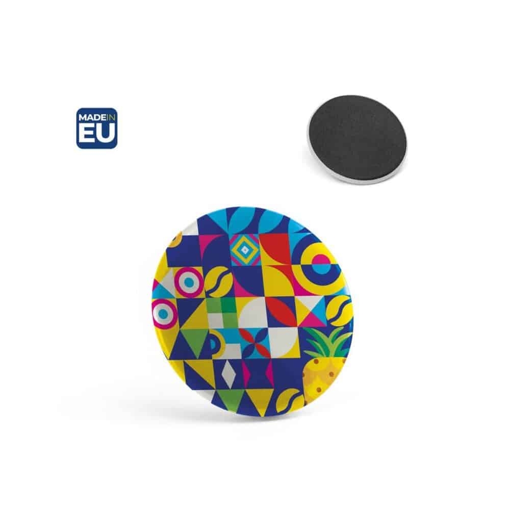 Button P'IN 7. Button P'IN 7. Okrągły magnes 73126_set