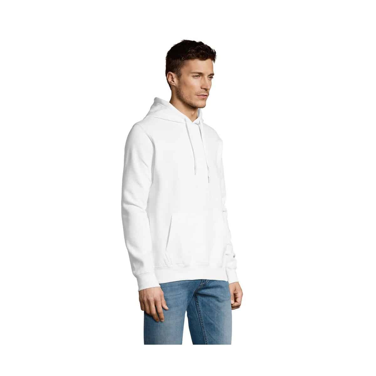 SLAM Uni Bluza z kapturem SLAM s13251-wh-side