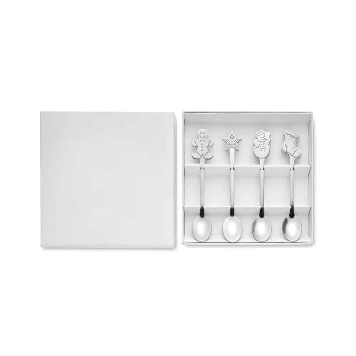 Zestaw 4 świątecznych łyżeczek CHIP SET cx1533-16-back