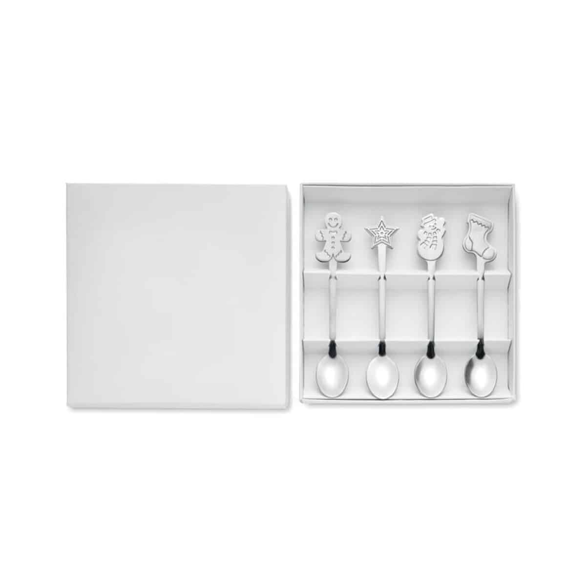 Zestaw 4 świątecznych łyżeczek CHIP SET cx1533-16-box