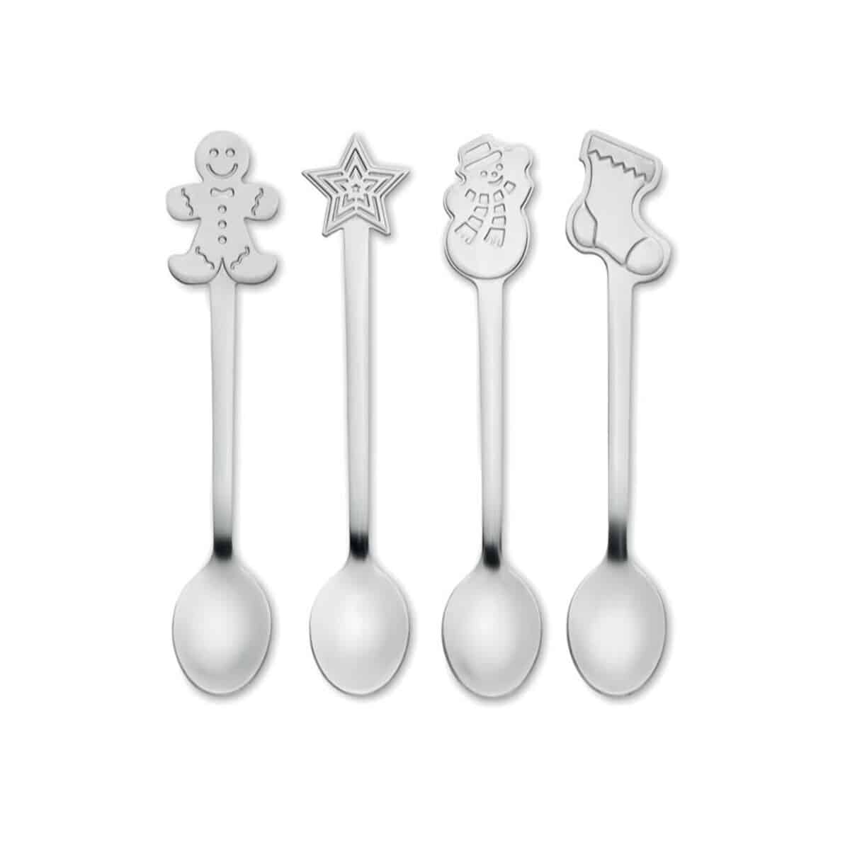 Zestaw 4 świątecznych łyżeczek CHIP SET cx1533-16