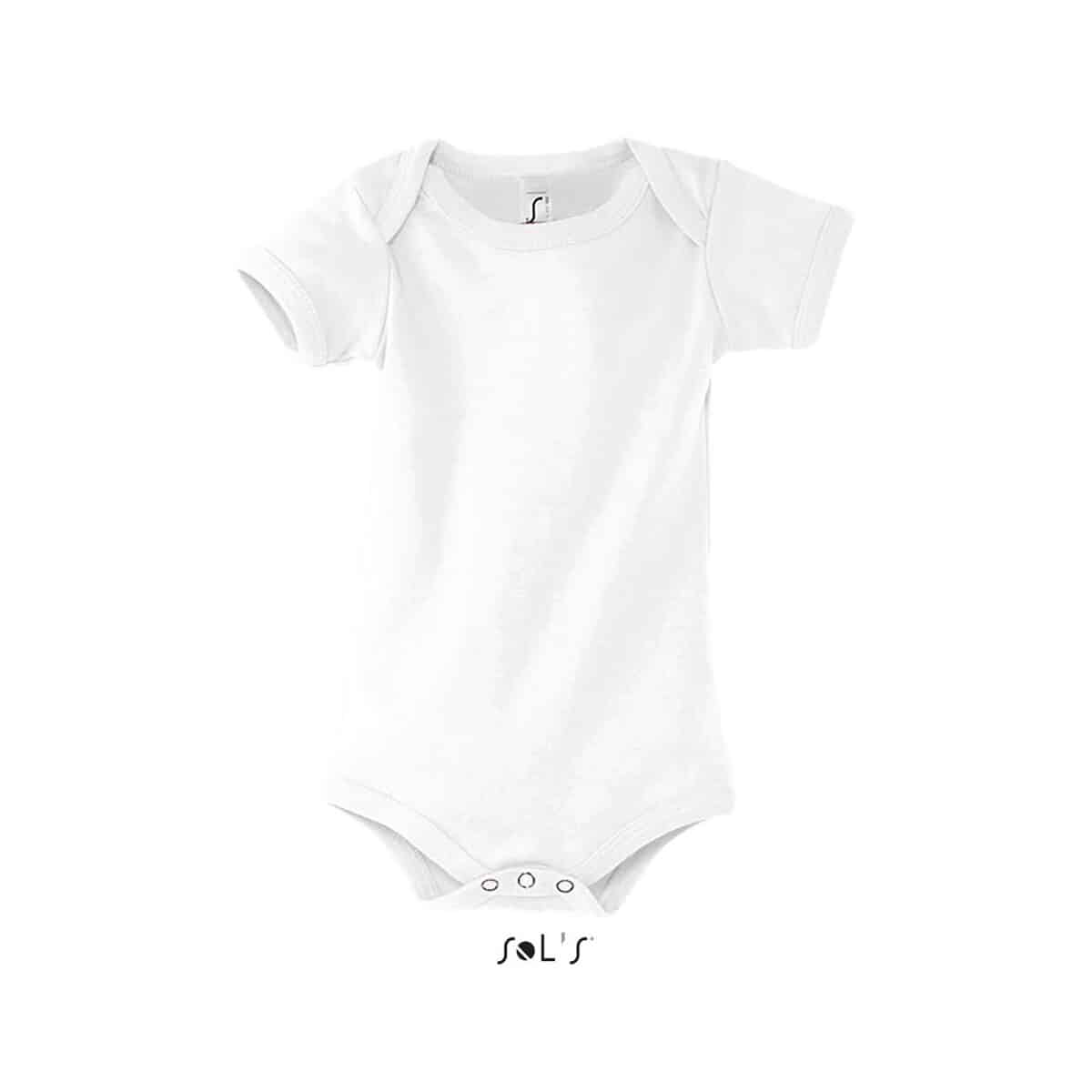 BAMBINO Dziecięce body 180g BAMBINO s00583-wh