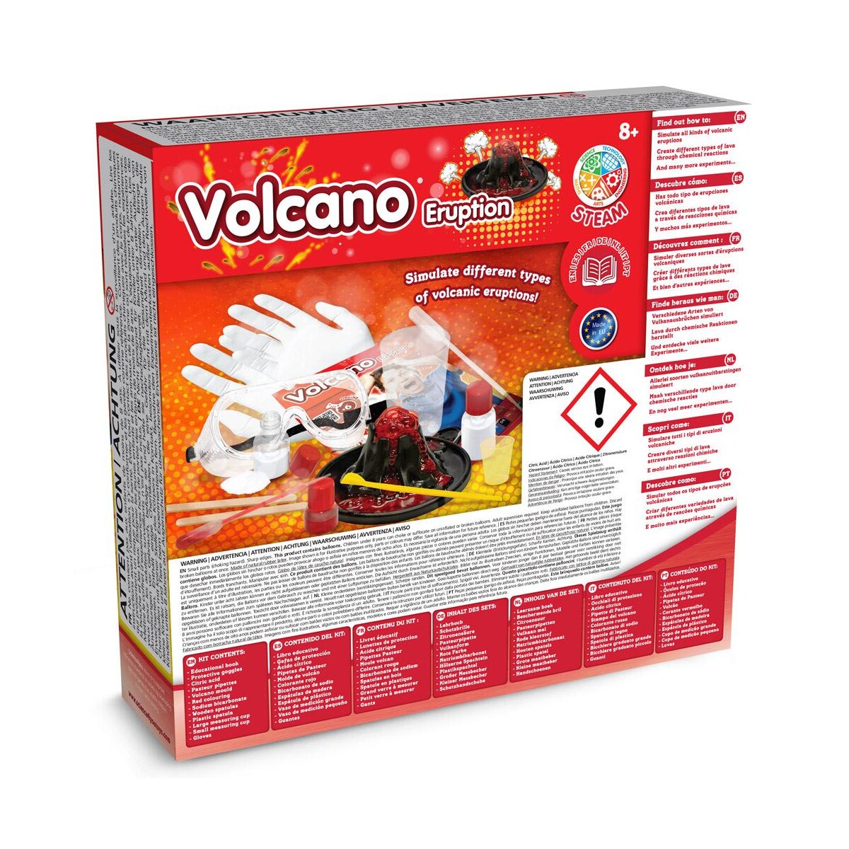VOLCANIC ERUPTION GAME. Gra edukacyjna dla dzieci 35867_100-b