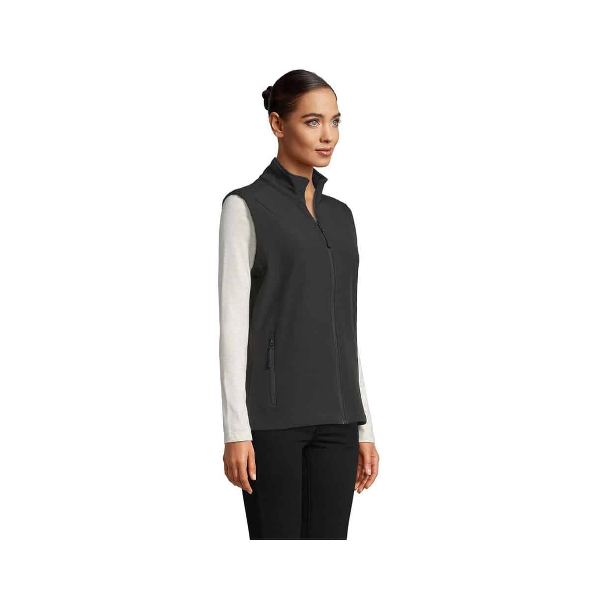 RACE BW WOMENSOFTSHELL RACE BW WOMEN s02888-bk-side