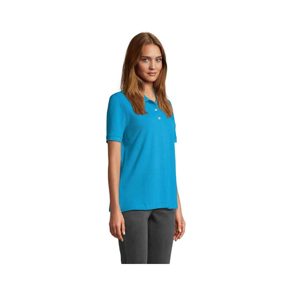 PACIFIC WOMEN POLO PACIFIC WOMEN s04440-aq-side