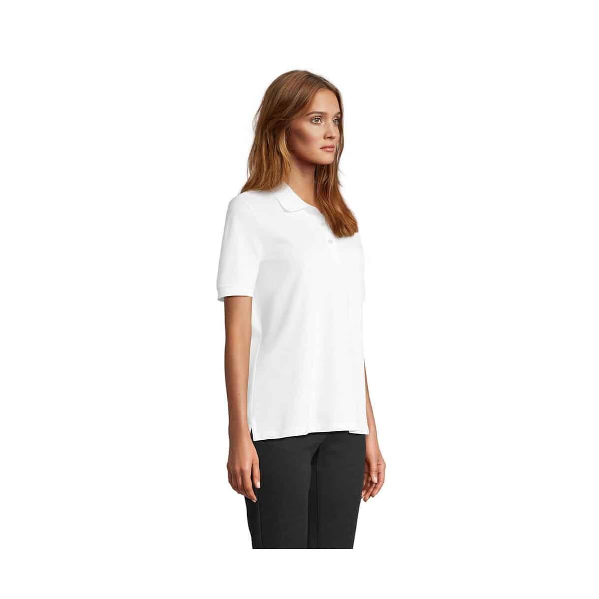 PACIFIC WOMEN POLO PACIFIC WOMEN s04440-wh-side