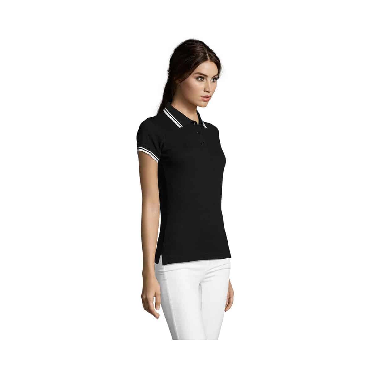 PASADENA damskie polo 200g PASADENA WOMEN s00578-bc-side