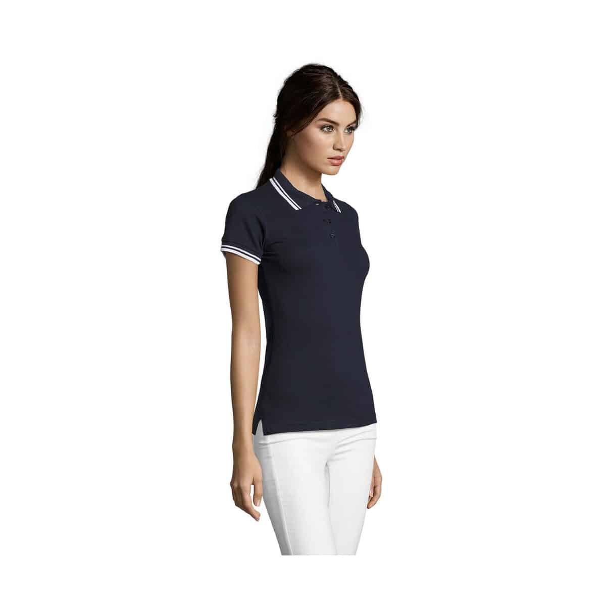 PASADENA damskie polo 200g PASADENA WOMEN s00578-fw-side