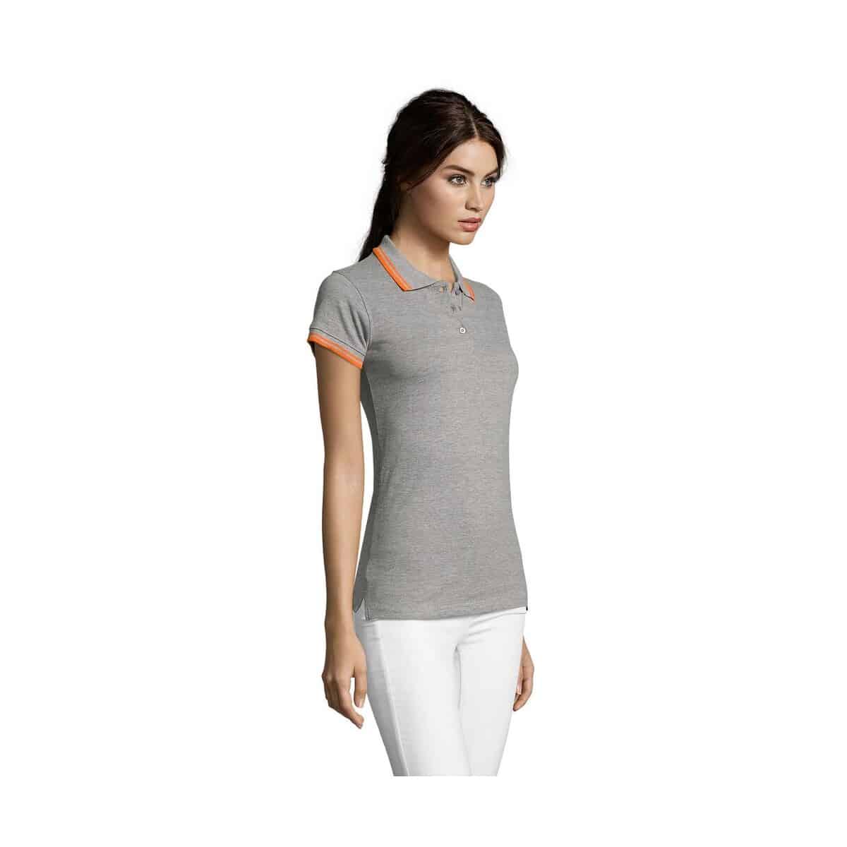 PASADENA damskie polo 200g PASADENA WOMEN s00578-mo-side