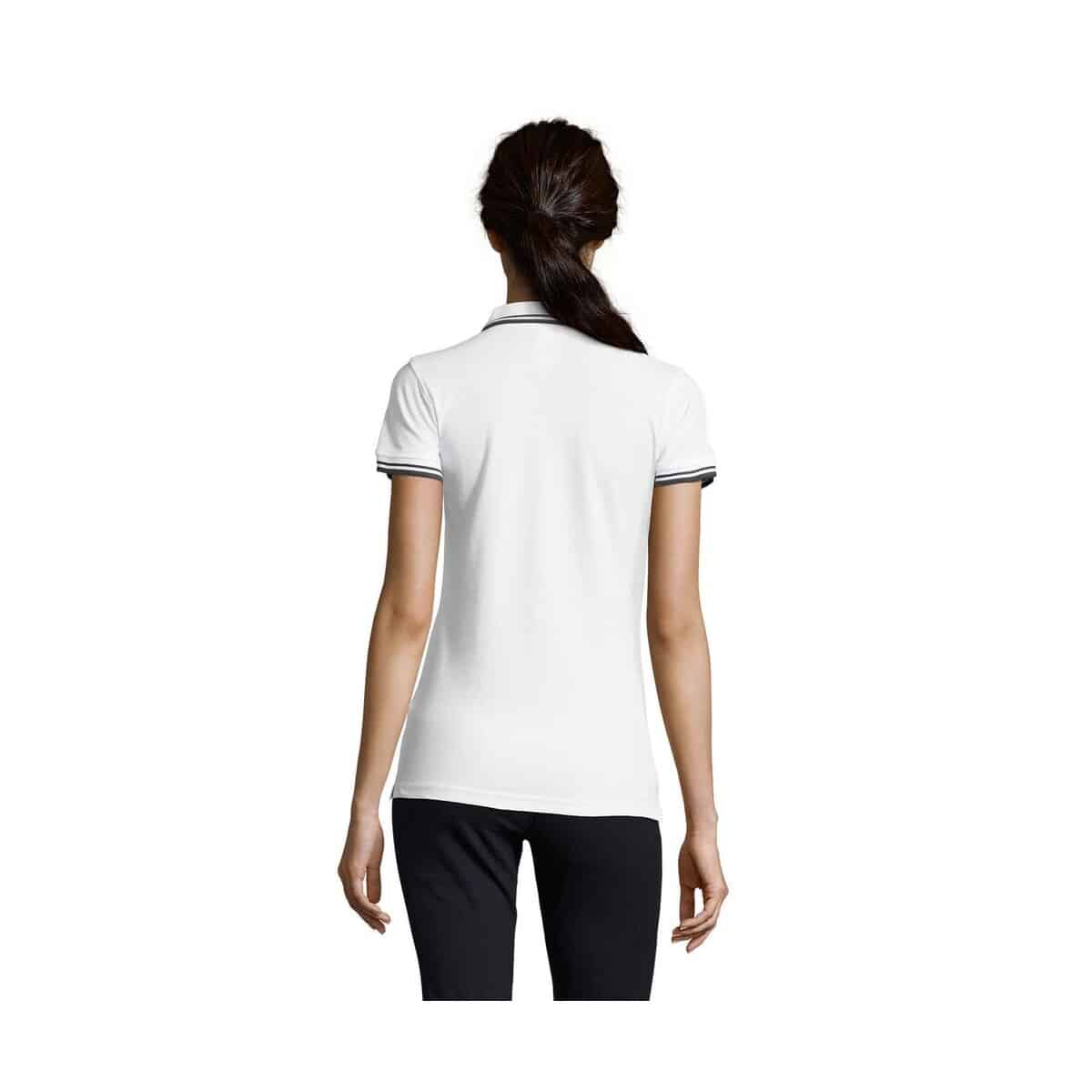 PASADENA damskie polo 200g PASADENA WOMEN s00578-nw-back