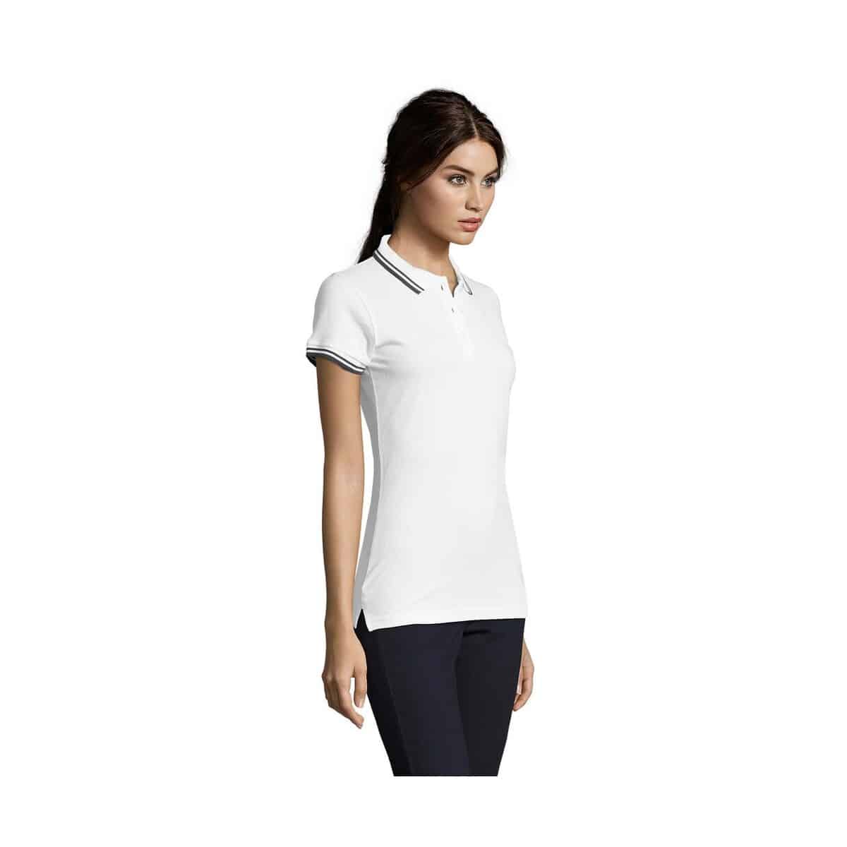 PASADENA damskie polo 200g PASADENA WOMEN s00578-nw-side