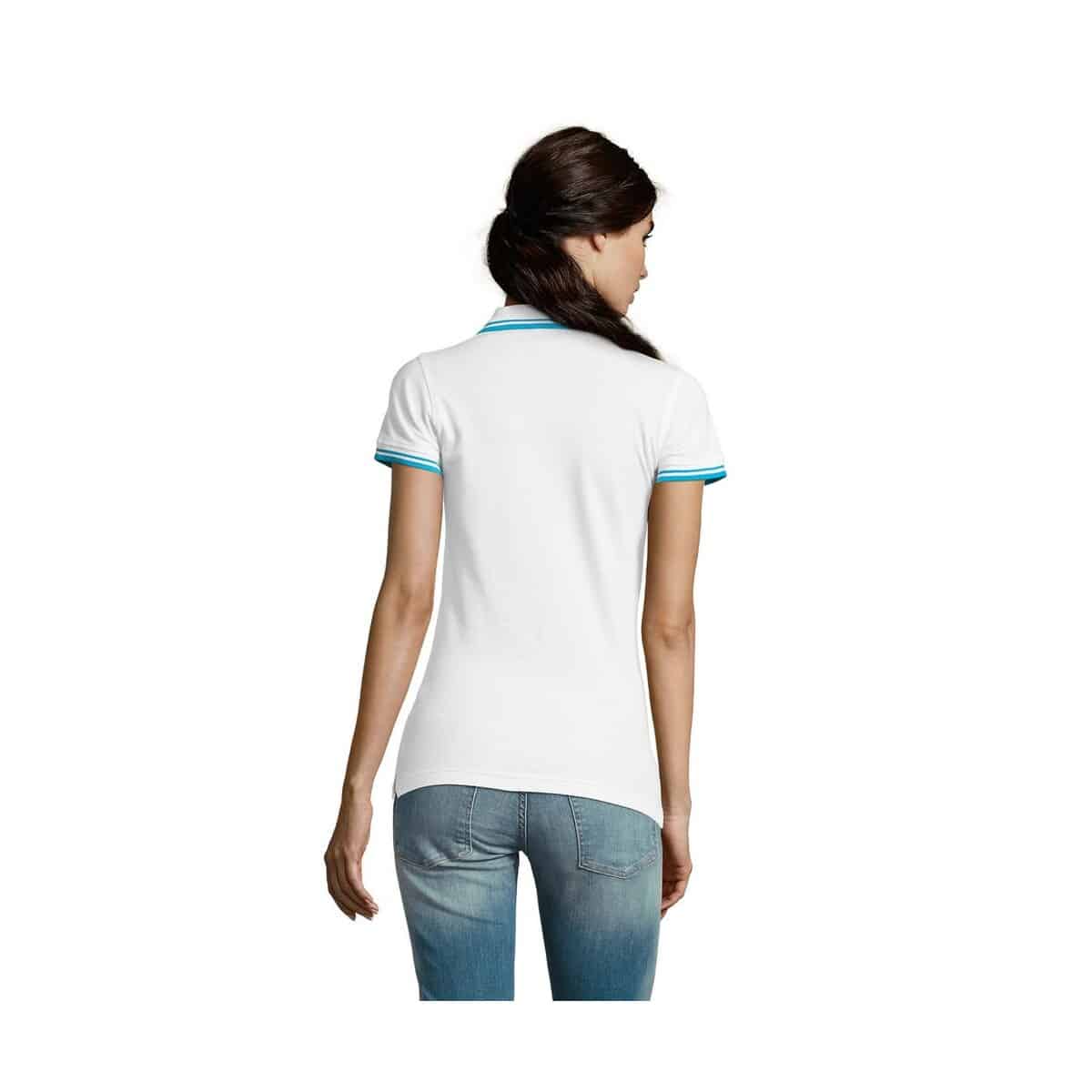 PASADENA damskie polo 200g PASADENA WOMEN s00578-qu-back