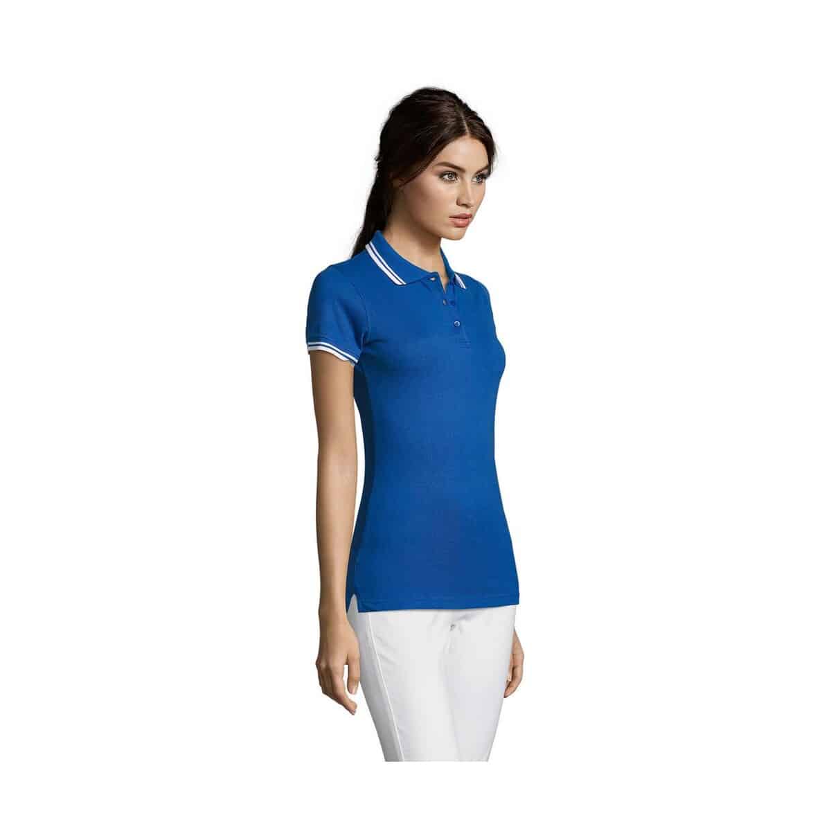 PASADENA damskie polo 200g PASADENA WOMEN s00578-rw-side
