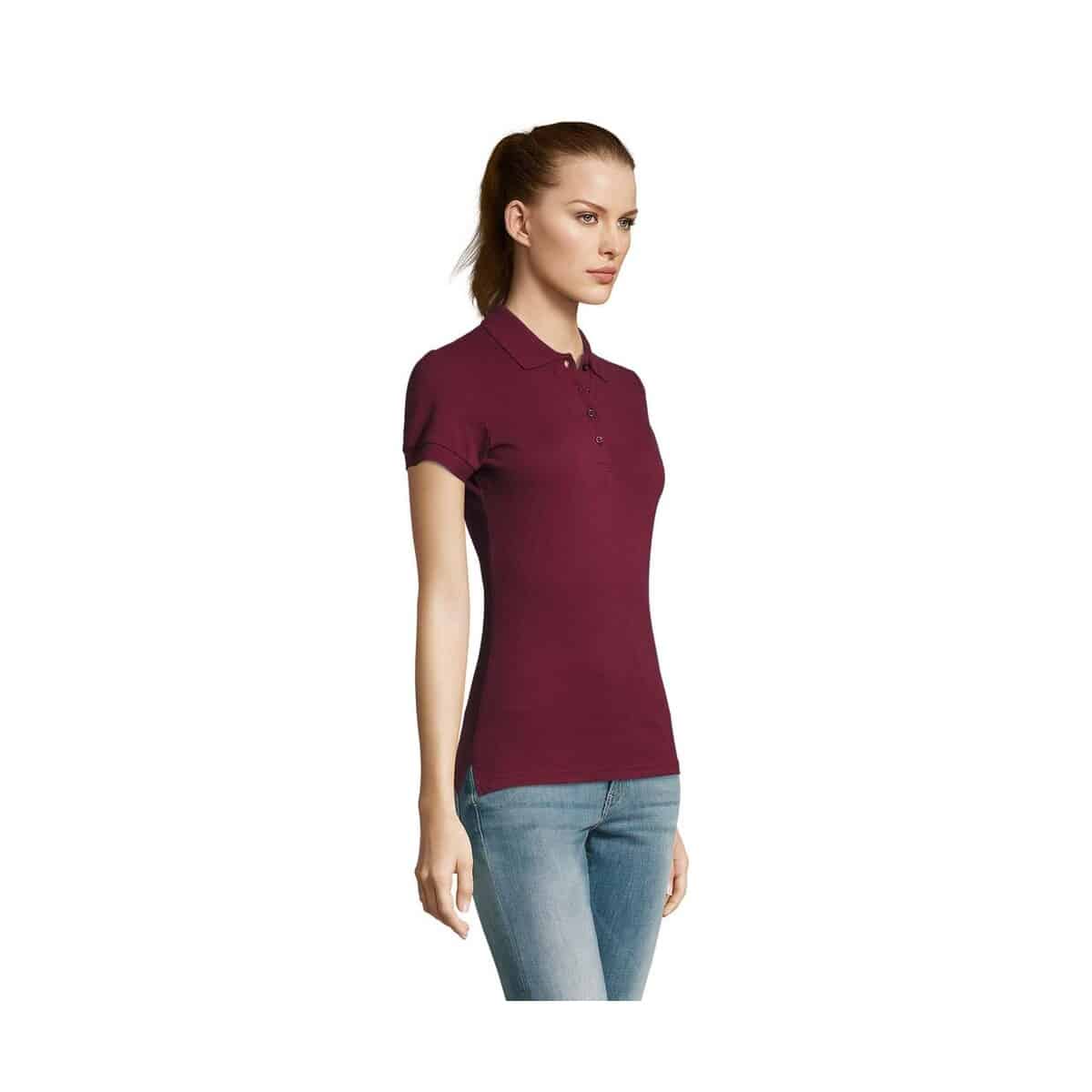 PASSION Damskie POLO 170g PASSION s11338-bg-side