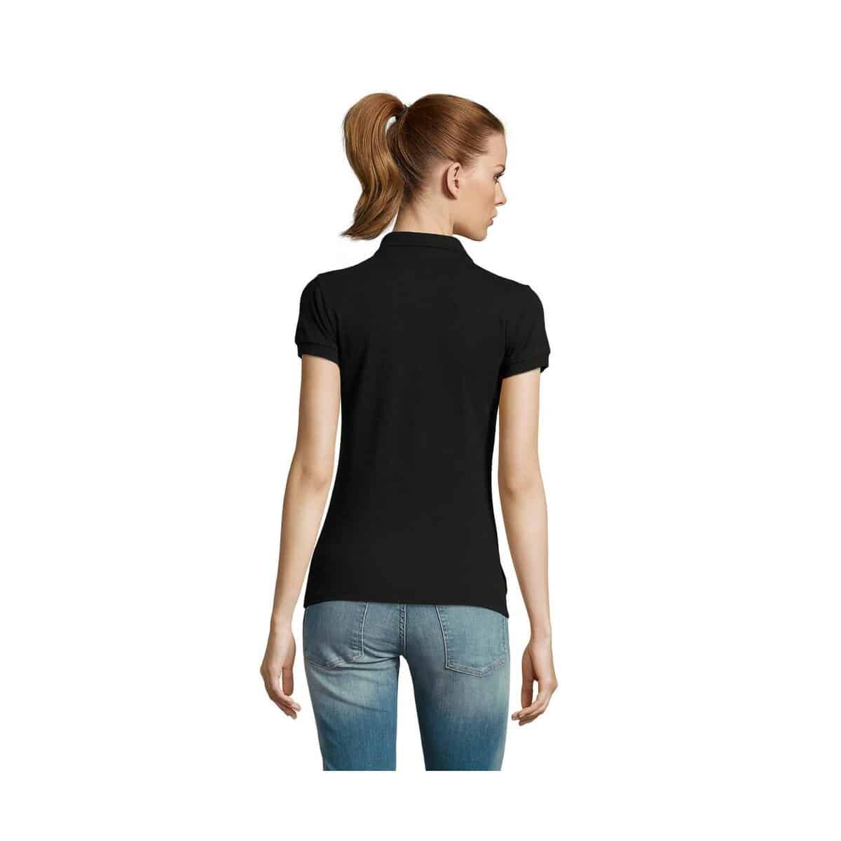 PASSION Damskie POLO 170g PASSION s11338-bk-back