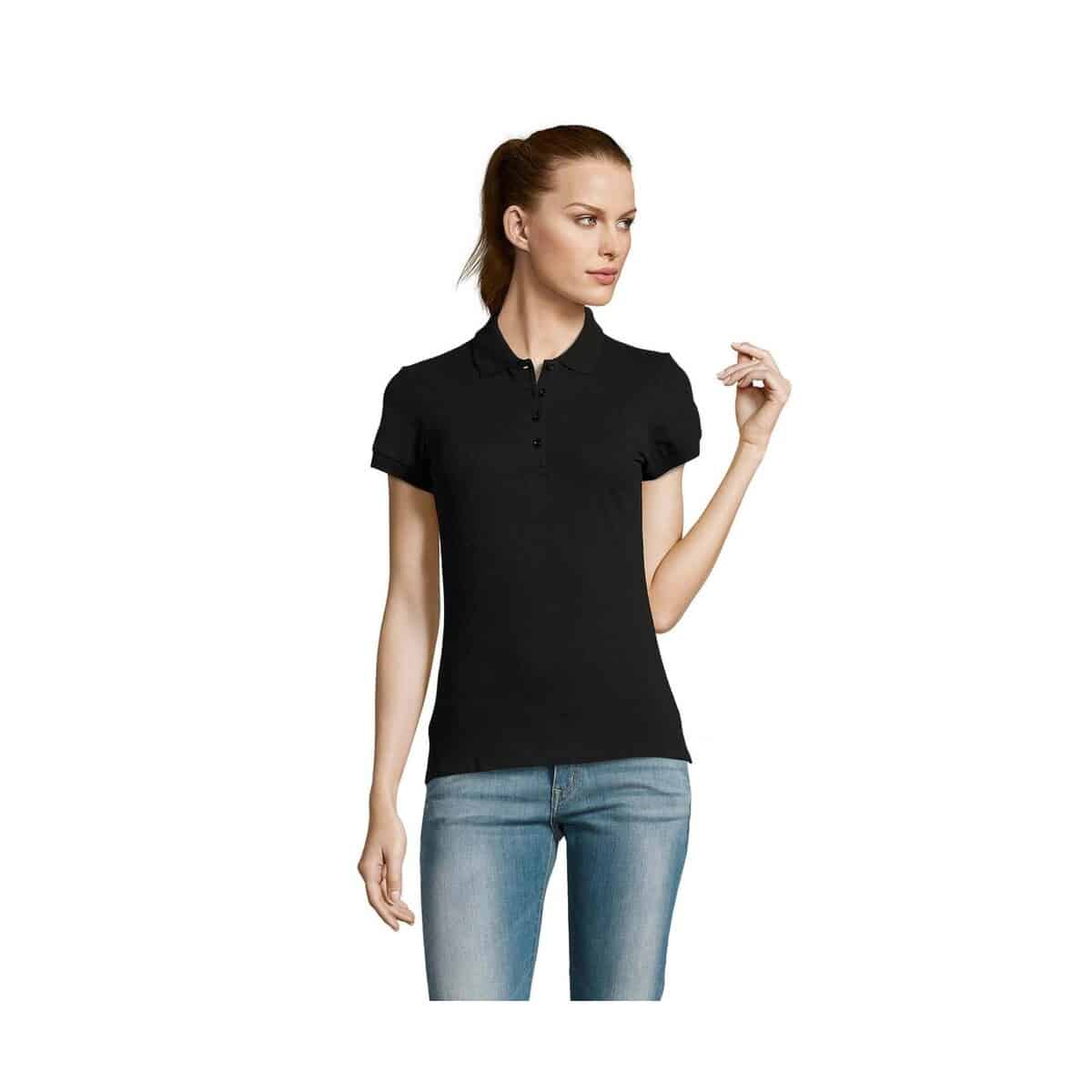 PASSION Damskie POLO 170g PASSION s11338-bk