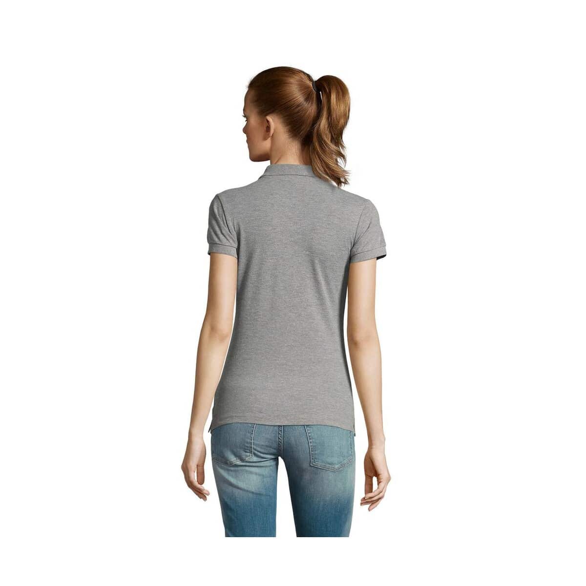 PASSION Damskie POLO 170g PASSION s11338-gy-back