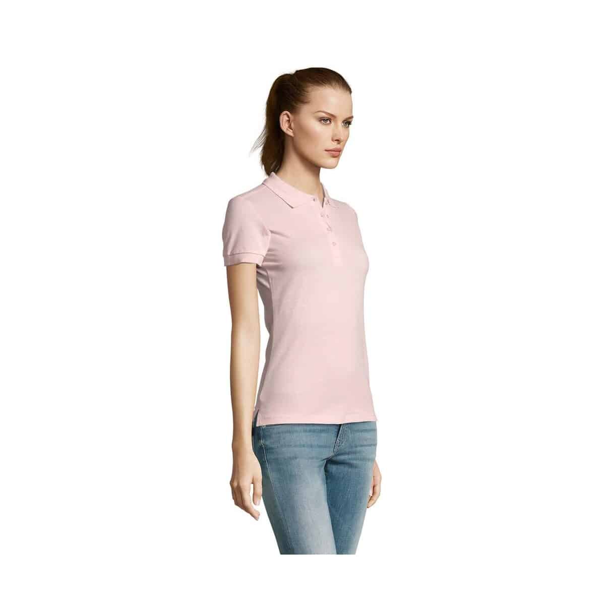 PASSION Damskie POLO 170g PASSION s11338-pk-side