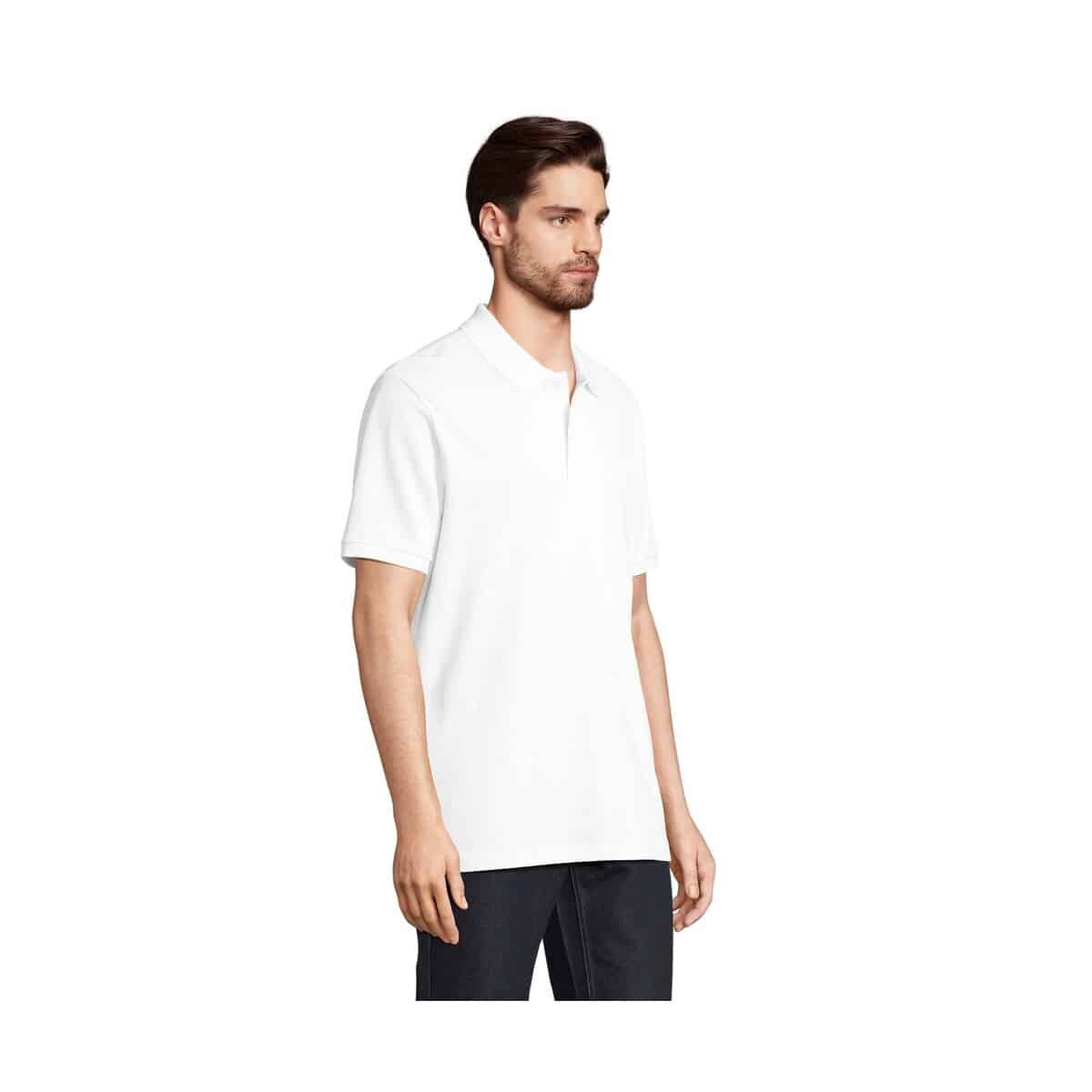 PEGASE Polo Organic 210g PEGASE s04242-wh-side