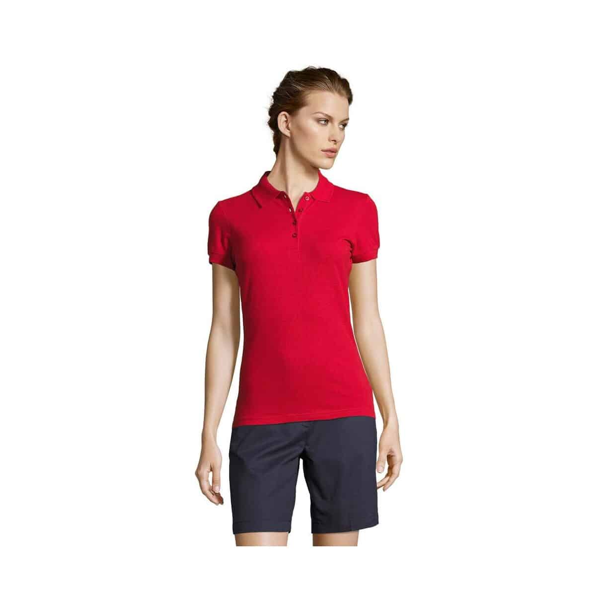 PEOPLE Damskie POLO 210g PEOPLE s11310-rd
