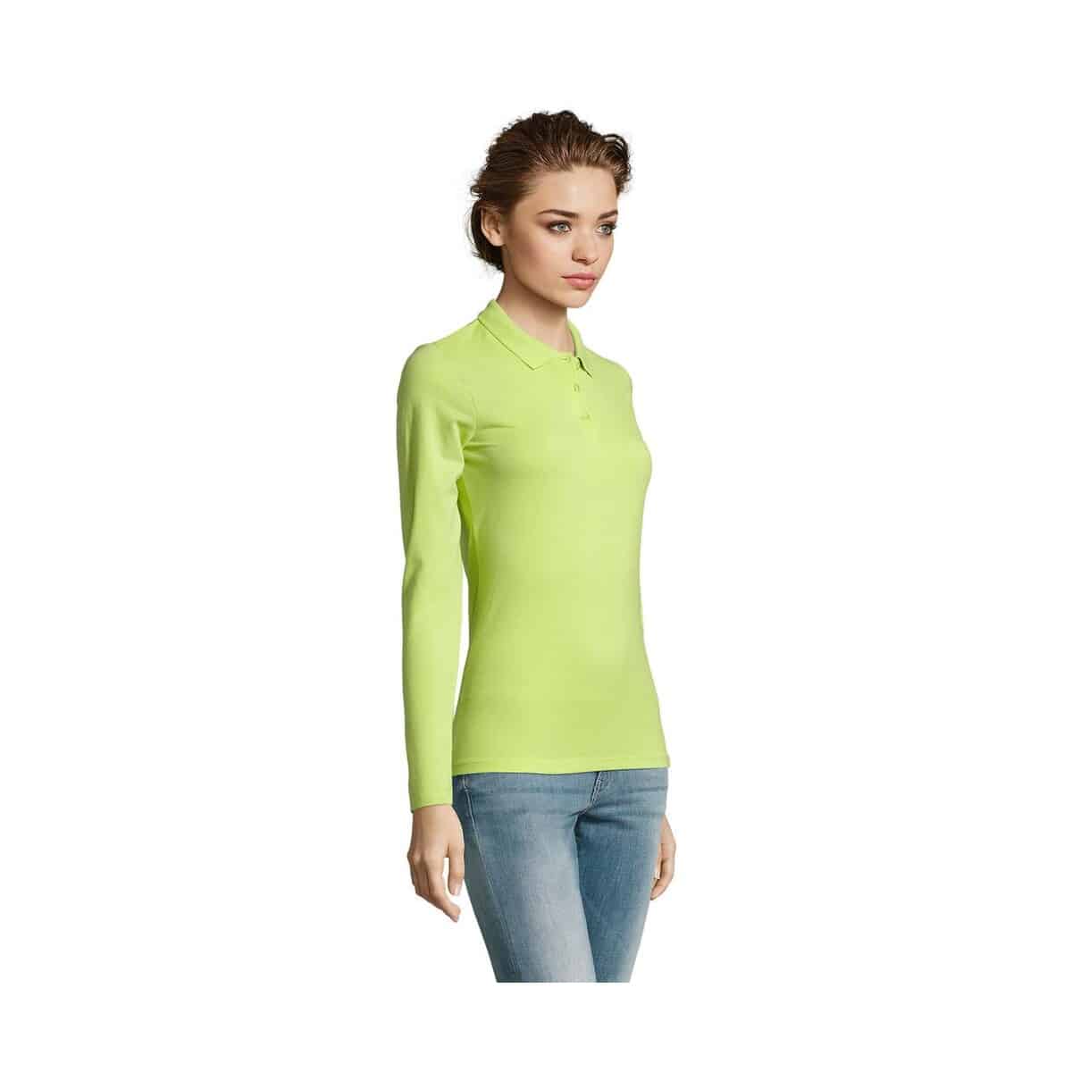 PERFECT Damskie LSL POLO180 PERFECT LSL WOMEN s02083-ag-side