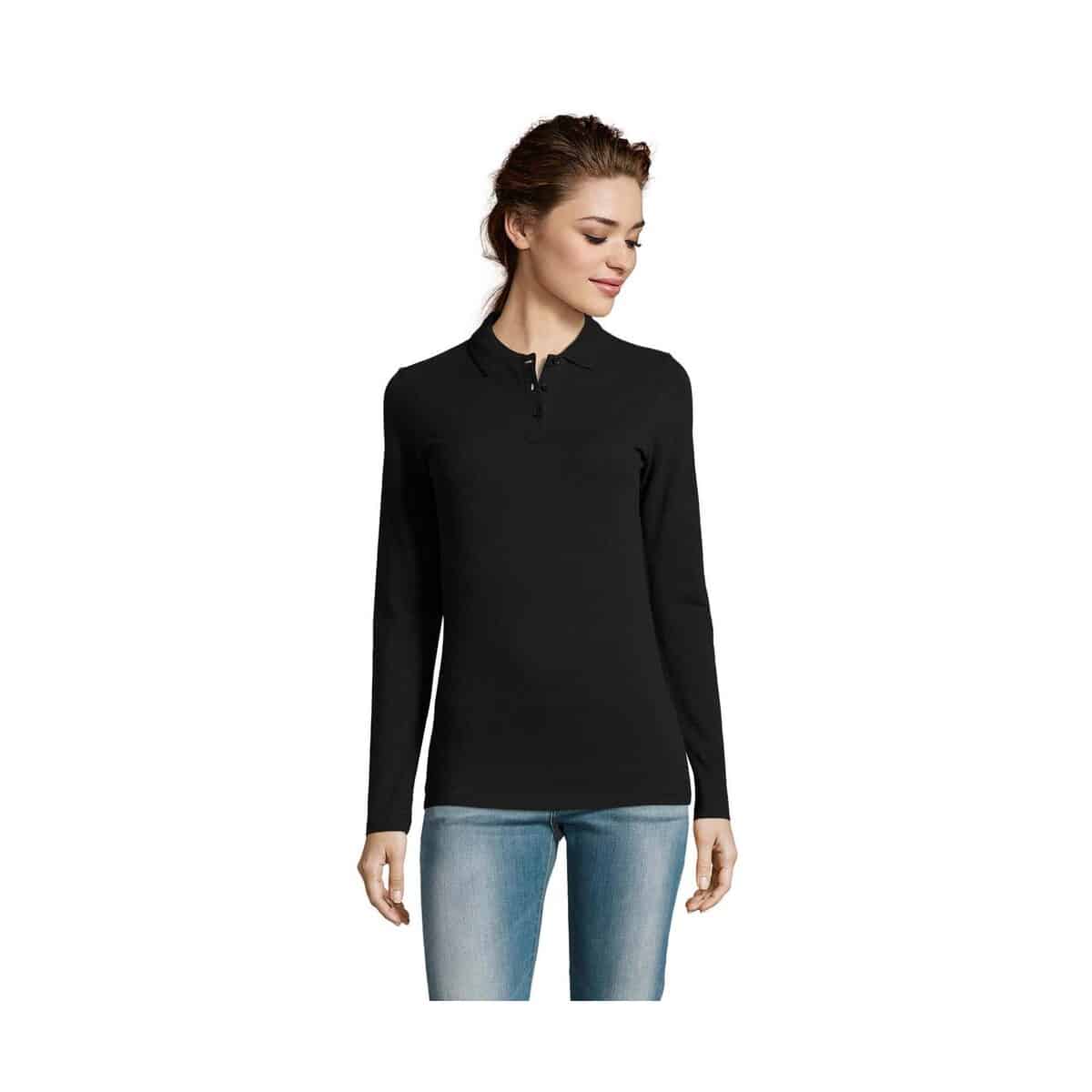 PERFECT Damskie LSL POLO180 PERFECT LSL WOMEN s02083-bk