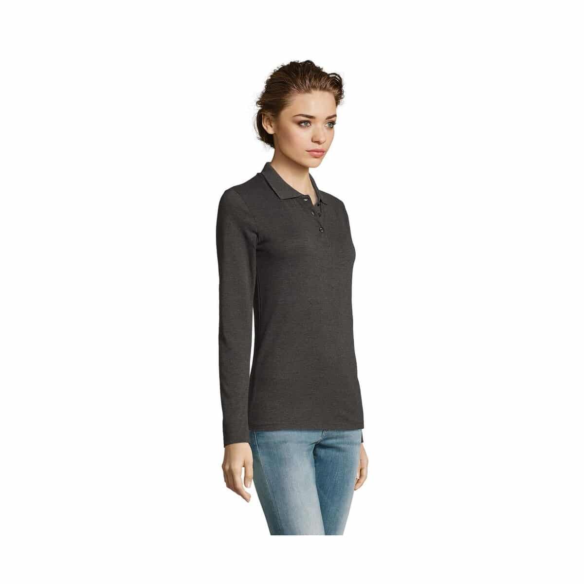 PERFECT Damskie LSL POLO180 PERFECT LSL WOMEN s02083-ce-side