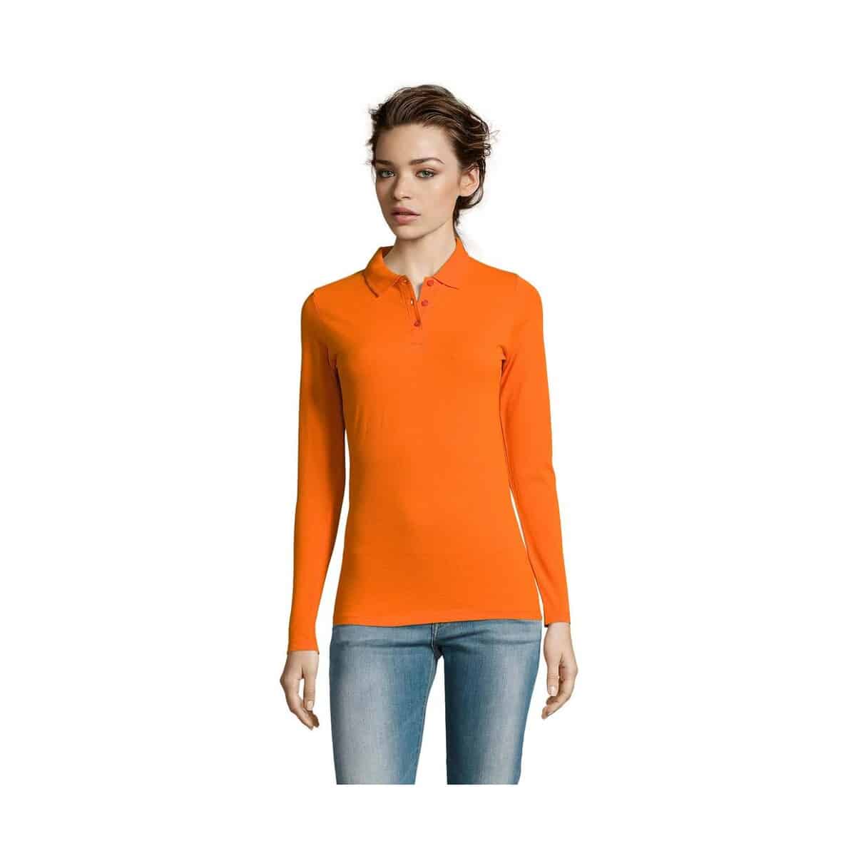 PERFECT Damskie LSL POLO180 PERFECT LSL WOMEN s02083-or