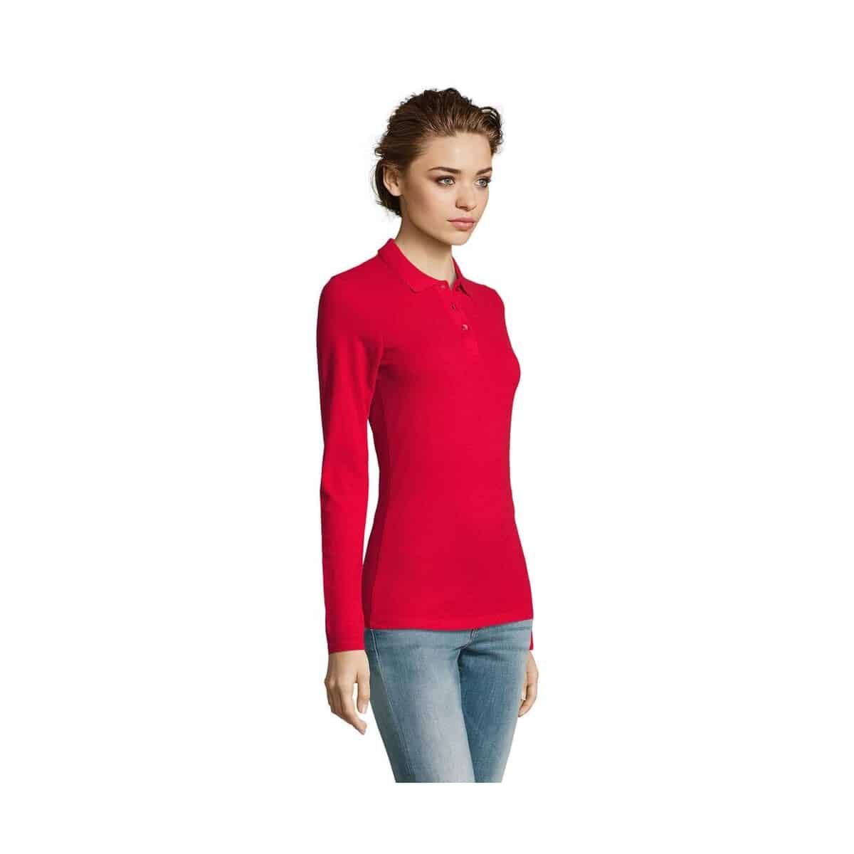 PERFECT Damskie LSL POLO180 PERFECT LSL WOMEN s02083-rd-side