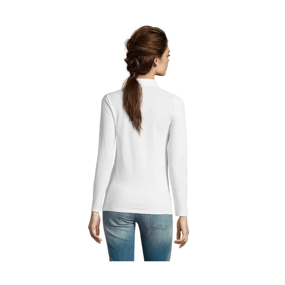 PERFECT Damskie LSL POLO180 PERFECT LSL WOMEN s02083-wh-back