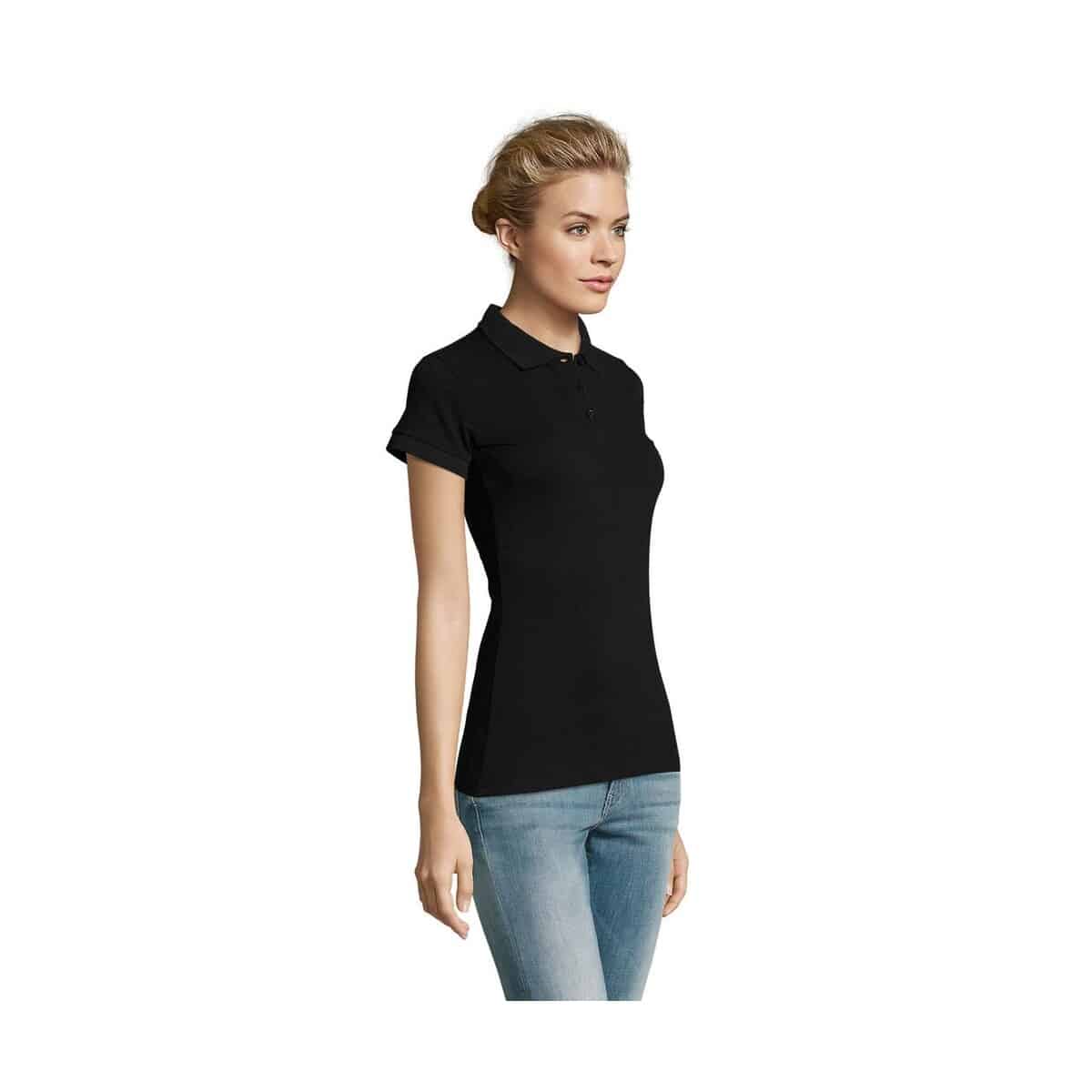 PERFECT Damskie POLO 180g PERFECT WOMEN s11347-bk-side