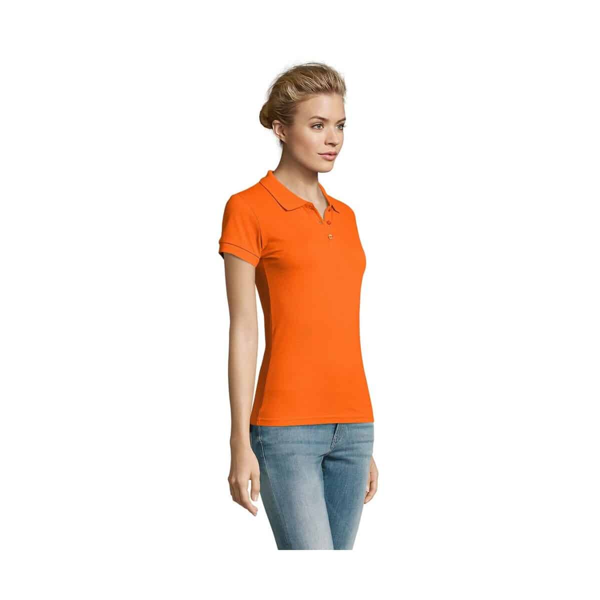 PERFECT Damskie POLO 180g PERFECT WOMEN s11347-or-side