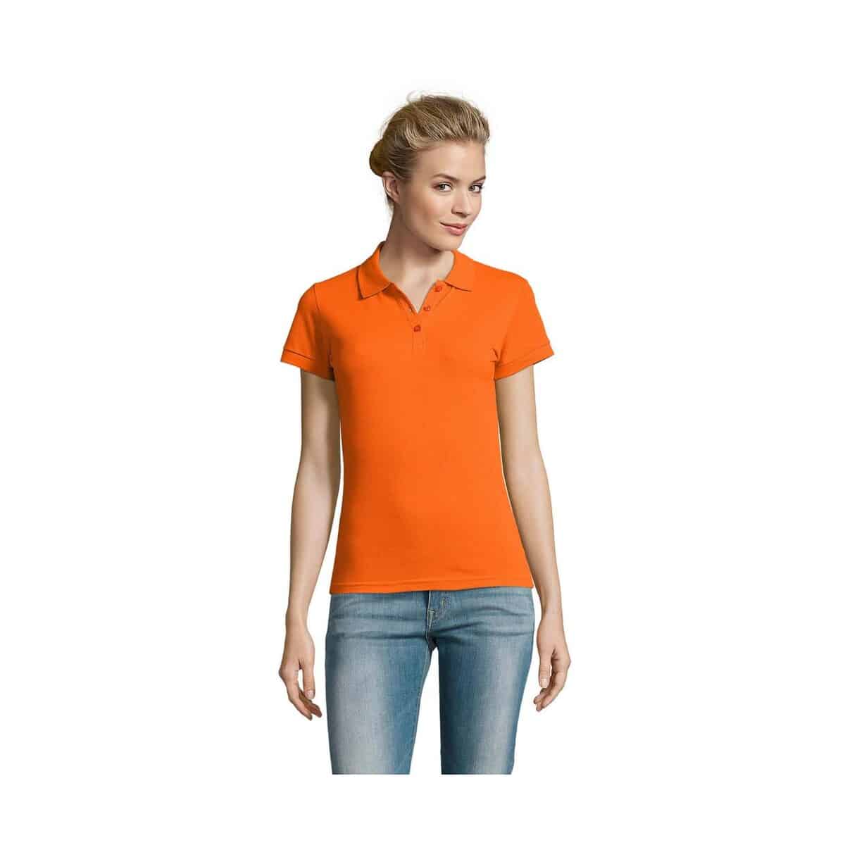 PERFECT Damskie POLO 180g PERFECT WOMEN s11347-or