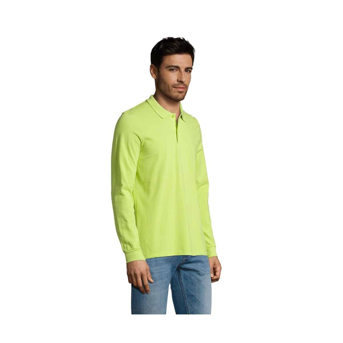 PERFECT MEN LSL POLO 180g PERFECT LSL MEN s02087-ag-side