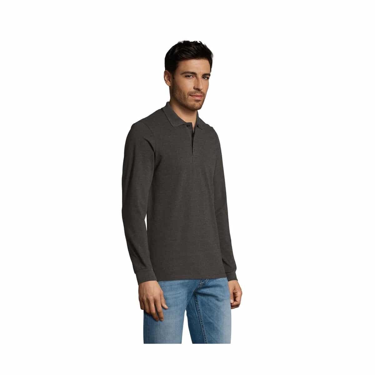 PERFECT MEN LSL POLO 180g PERFECT LSL MEN s02087-ce-side