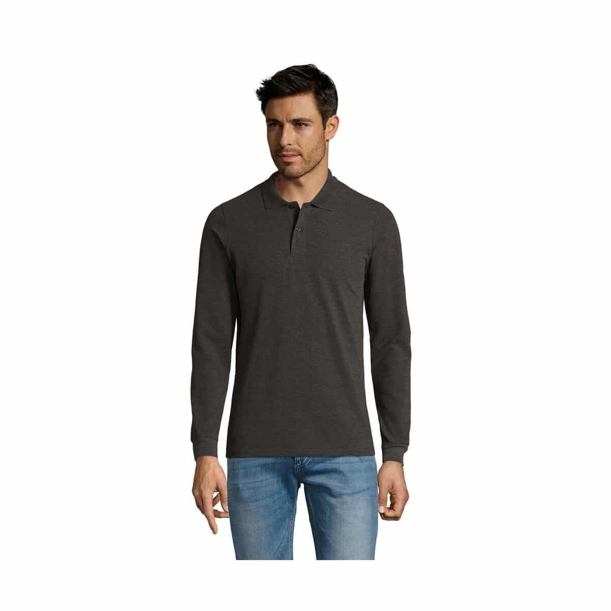 PERFECT MEN LSL POLO 180g PERFECT LSL MEN s02087-ce