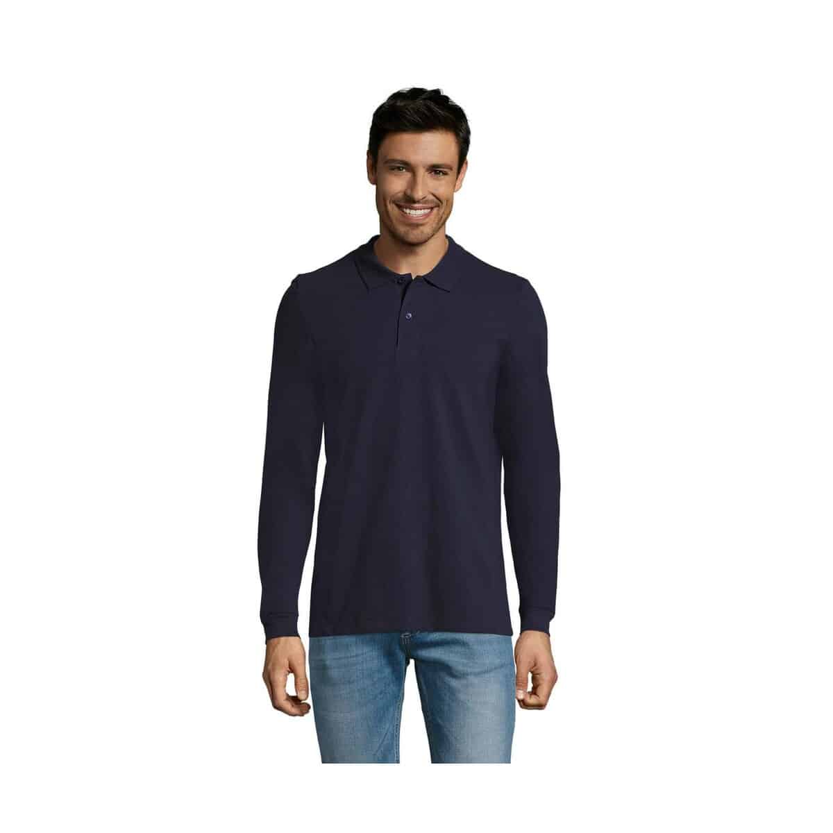 PERFECT MEN LSL POLO 180g PERFECT LSL MEN s02087-fn